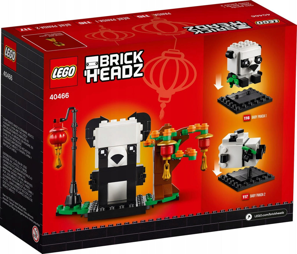 LEGO 40466 BrickHeadz - Pandy na Chiński Nowy Rok – zdjęcie 3