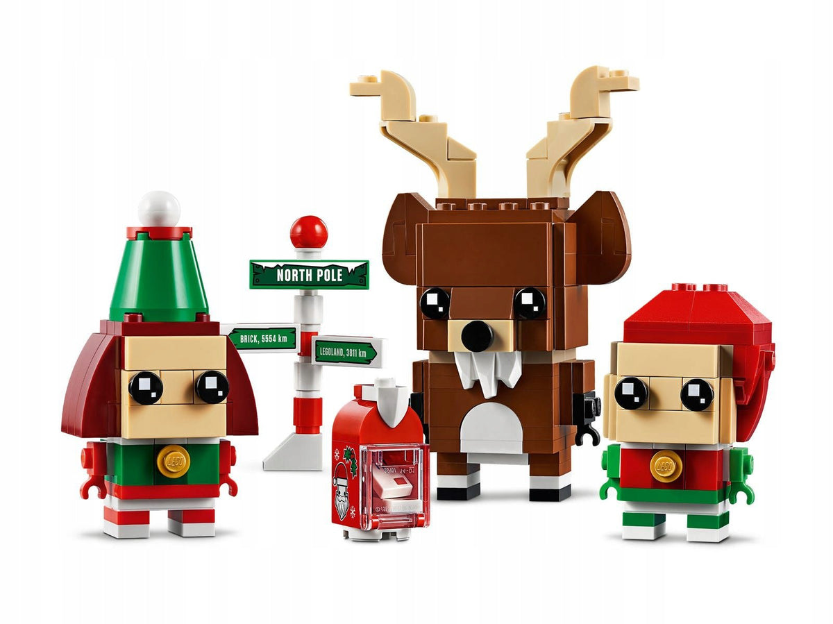 LEGO 40353 BrickHeadz - Renifer, elf i elfka – zdjęcie 3