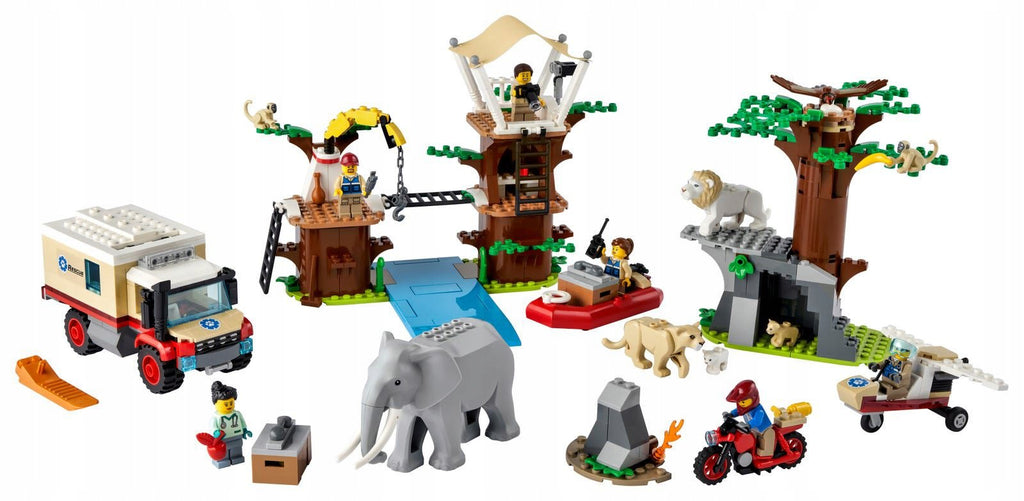 LEGO 60307 City - Obóz ratowników dzikich zwierząt – zdjęcie 2