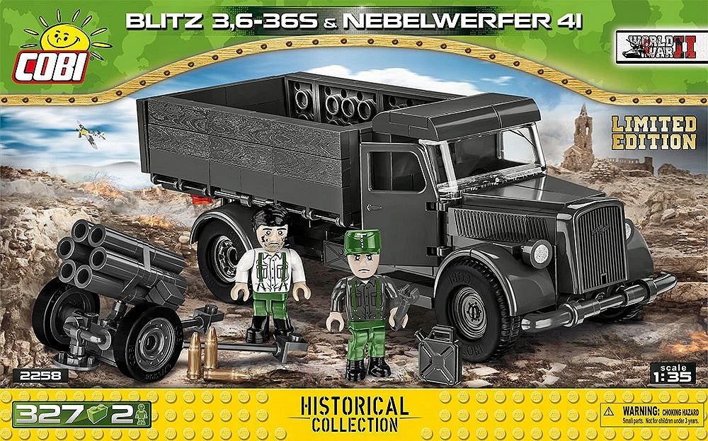 COBI 2258 Blitz 3,6-365 & Nebelwerfer 41 Limited Edition