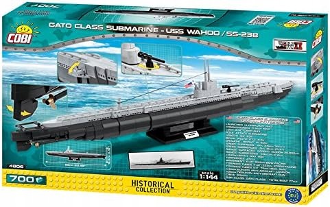COBI 4806 Submarine-USS WAHOO/SS238 – zdjęcie 3