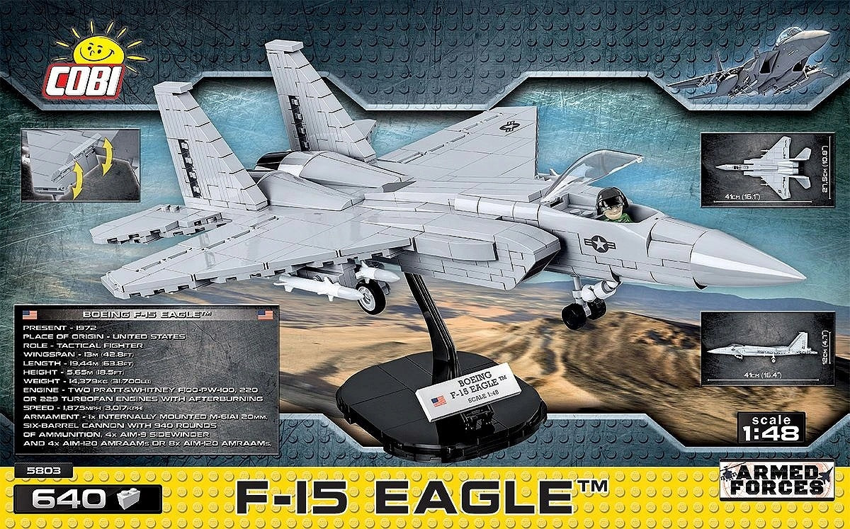 COBI 5803 Klocki Armed Forces F-15 Eagle