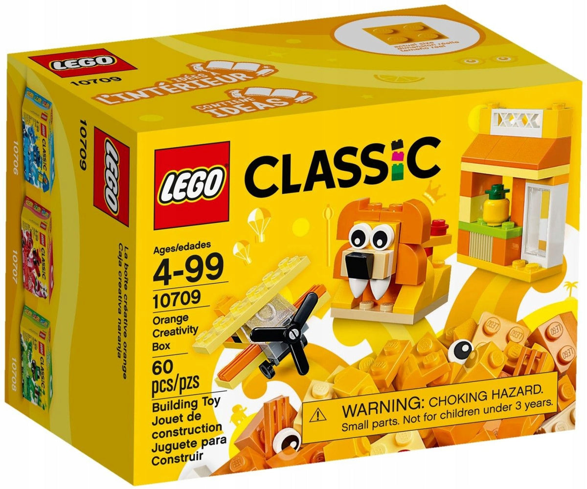 LEGO 10709 Classic - Pomarańczowy zestaw kreatywny