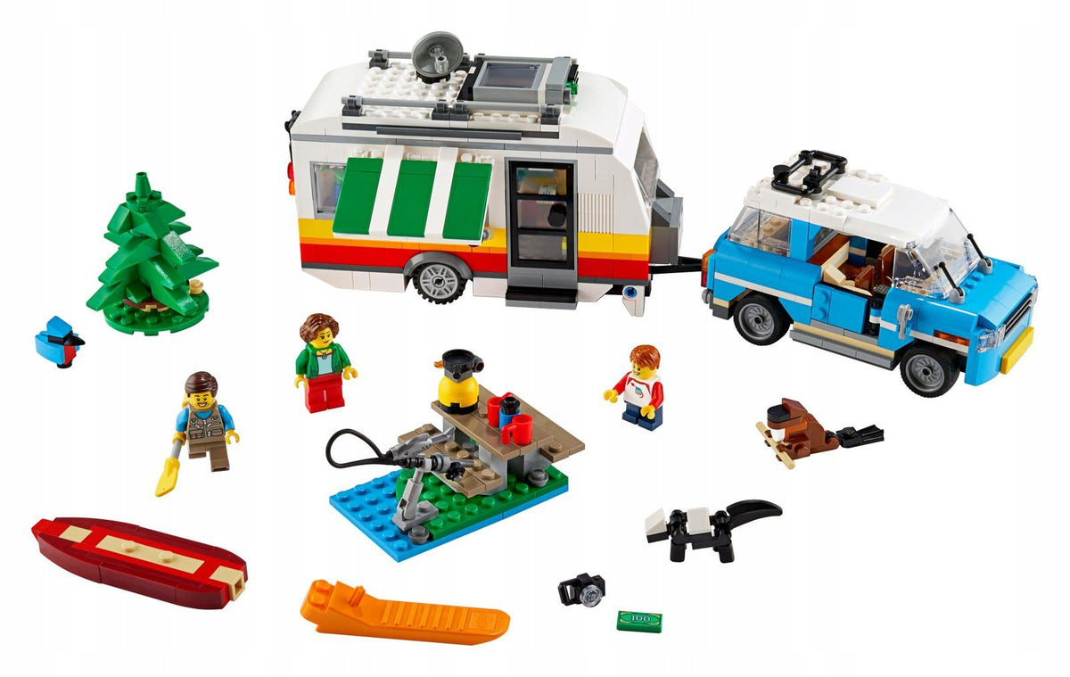 LEGO 31108 Creator 3w1 - Wakacyjny kemping z rodziną