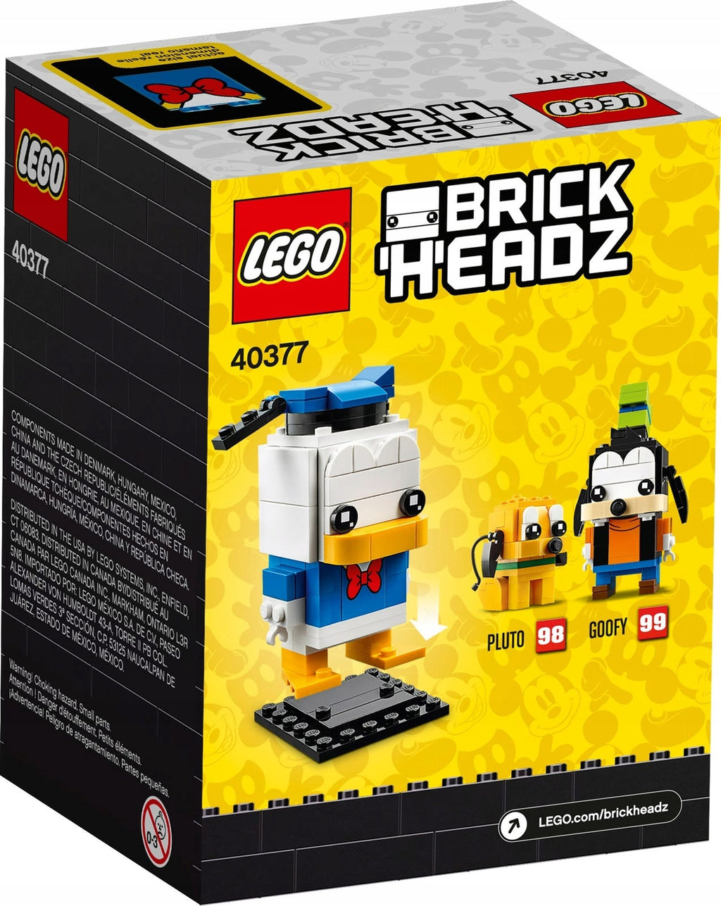 LEGO 40377 BrickHeadz - Kaczor Donald – zdjęcie 3