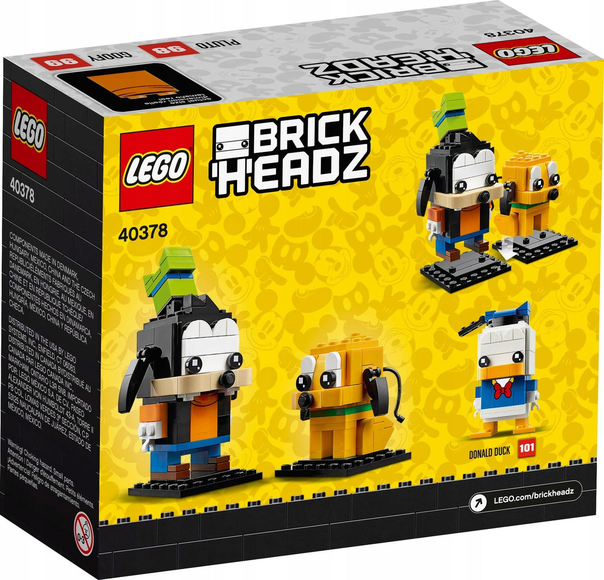 LEGO 40378 BrickHeadz - Goofy i Pluto