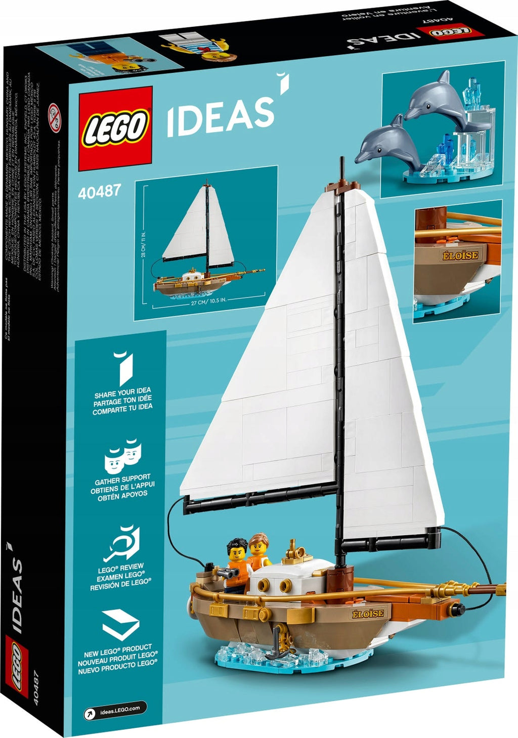 LEGO 40487 Ideas - Przygoda na żaglowcu – zdjęcie 3
