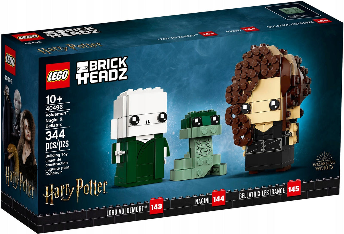 LEGO 40496 BrickHeadz - Voldemort, Nagini i Bellatrix