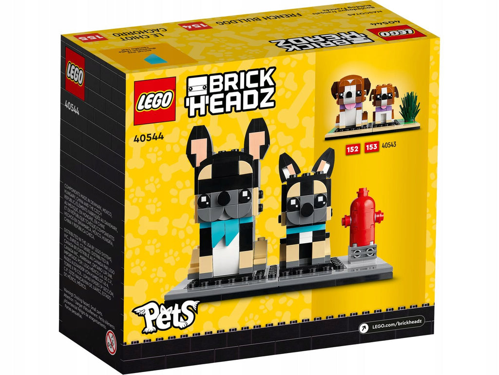 LEGO 40544 BrickHeadz - Buldog francuski – zdjęcie 3