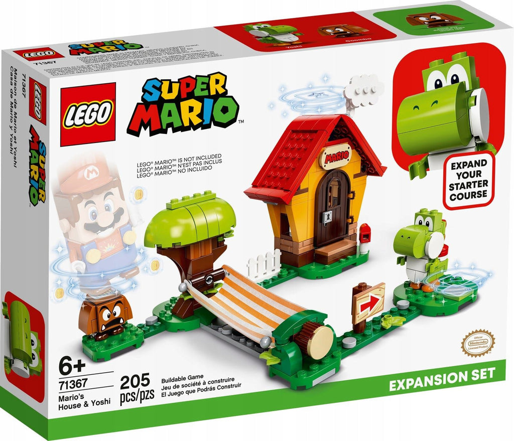 LEGO 71367 Super Mario - Yoshi i dom Mario - zestaw rozszerzający – zdjęcie 1