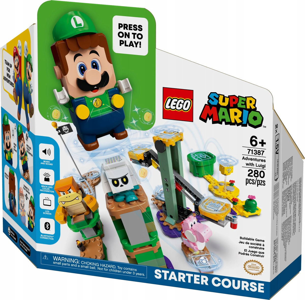 LEGO 71387 Super Mario - Przygody z Luigim - zestaw startowy – zdjęcie 1