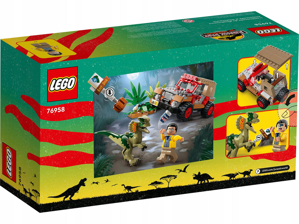 LEGO 76958 Jurassic World - Zasadzka na dilofozaura – zdjęcie 3