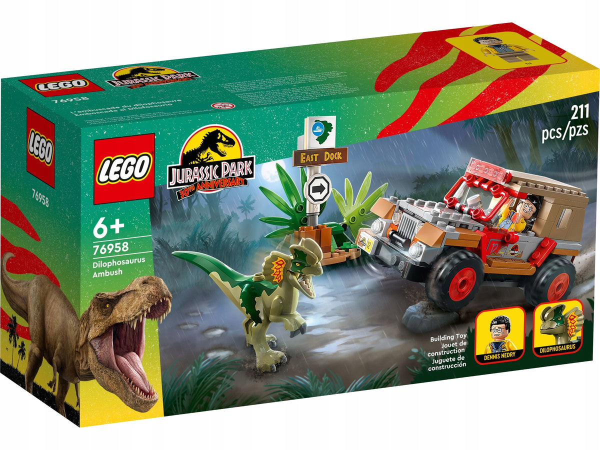 LEGO 76958 Jurassic World - Zasadzka na dilofozaura – zdjęcie 1