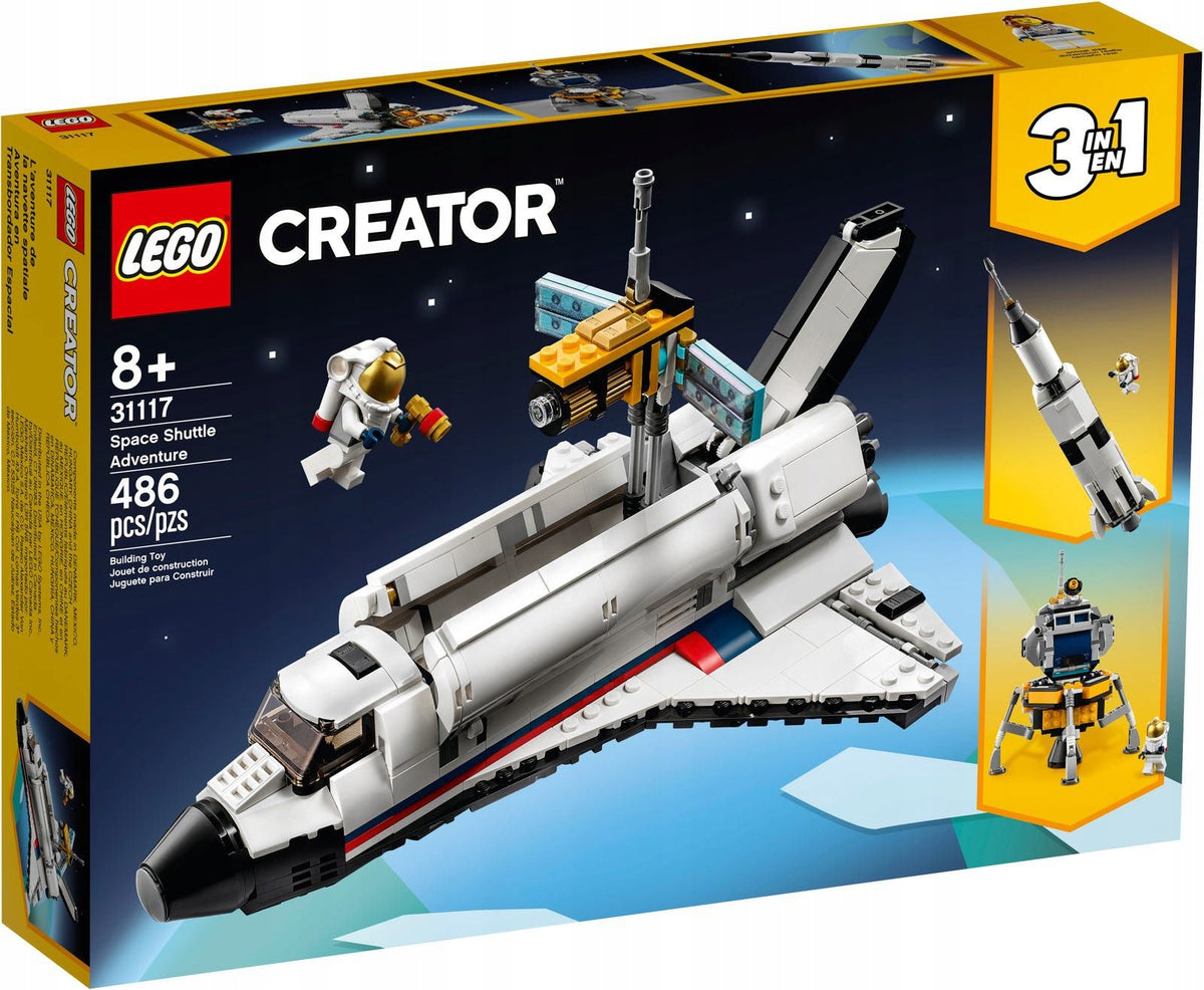 LEGO 31117 Creator 3w1 - Przygoda w promie kosmicznym