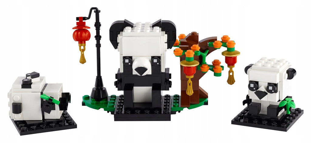 LEGO 40466 BrickHeadz - Pandy na Chiński Nowy Rok – zdjęcie 2