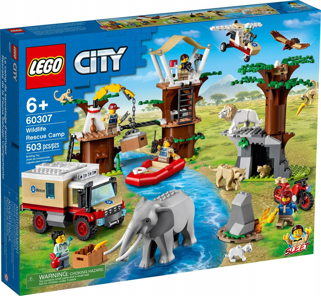 LEGO 60307 City - Obóz ratowników dzikich zwierząt – zdjęcie 1